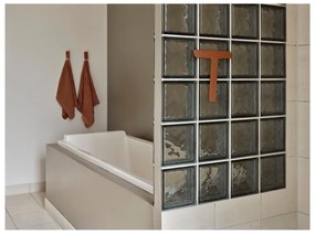 Terrakotta színű fali fém akasztó Ume – Zone
