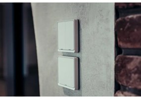 Immax NEO 07507L - Kapcsoló 2-gombos SMART 1xCR2430 Zigbee 3.0 Tuya