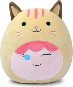Macska alakú alvópárna puha plüss 30cm