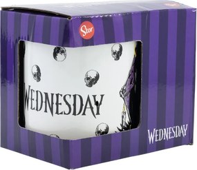 Wednesday Nevermore porcelán bögre 325 ml (11 oz) Díszdobozban