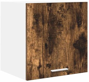 Függő szekrény Riga Füstölt tölgy és fehér 40 x 31 x 40 cm