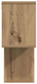 Fali Polc polcokkal kézműves tölgy 100 x 20 x 53 cm Faanyag
