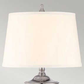 Quoizel QZ-DENNISON-PN - Asztali lámpa DENNISON 1xE27/60W/230V fényezett króm