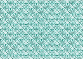 Fotótapéta Kék virágok szimmetria és nyugalom a falakon 416x254 +ragasztó