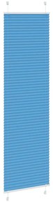 pliszírozott redőny kék 55x200 cm Szövetszélesség 54,4 cm