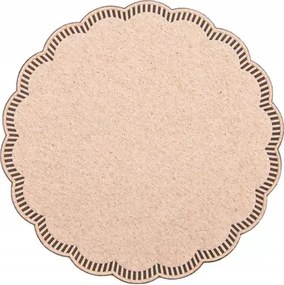 Papír poháralátét barna eldobható Bio 9 cm 250 db