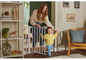 KINDERKRAFT - Biztonsági korlát LOCK&amp;GO 75-103 cm fehér
