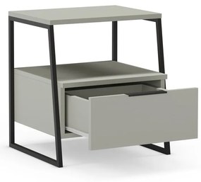 Zöldesszürke éjjeliszekrény Velia – Marckeric