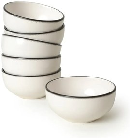 Fehér kerámia tálka szett 6 db-os – Hermia