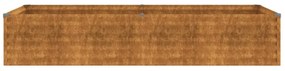 corten acél kerti magaságyás 194x50x36 cm