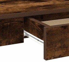 füstös tölgy színű szerelt fa íróasztal 100x45x75 cm