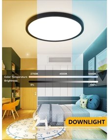 Immax NEO 07166-B40-LED RGBCCT 50W/230V Wi-Fi Tuya dimmelhető lámpa fekete+DO