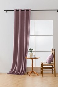 Világoslila VELVET sötétítő függöny 140x270 cm Felfüggesztés: Hullámos sínszalag