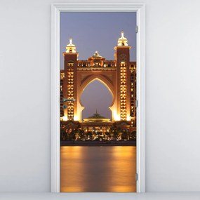 Fotótapéta ajtóra - Épület Dubaiban (95x205cm)