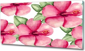 Fotó üvegkép Trópusi virágok 100x70