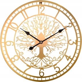 Nagy Arany Fém Falióra Az Élet Fája Mpm E04.5457.80 60 cm