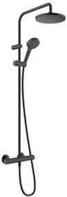 Hansgrohe Vernis Blend zuhanyrendszer termosztatikus csapteleppel fekete matt 26276670