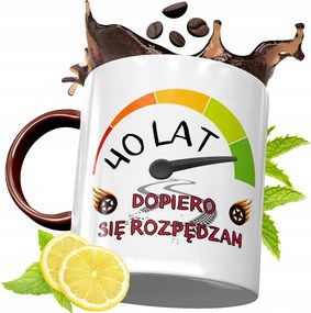 Bordó Bögre 40 Születésnapra Ajándék fényképes nyomtatással