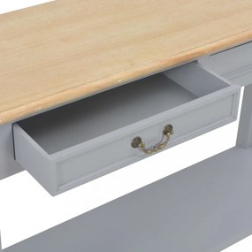 szürke fa tálalóasztal 110 x 35 x 80 cm