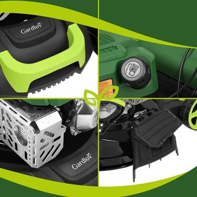 Benzinmotoros fűnyíró GARDLOV DriveXPro 196 cm³ - 51 cm kinyúlás, 60 literes kosár