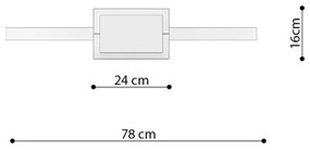 Thoro TH.248 - LED Csillár zsinóron RIO LED/50W/230V CRI90 3000K átm. 78 cm arany