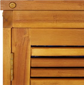 vidaXL tömör akácfa kerti tárolóláda 280 x 87 x 104 cm
