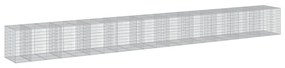 horganyzott vas gabion kosár fedéllel 1050 x 100 x 100 cm