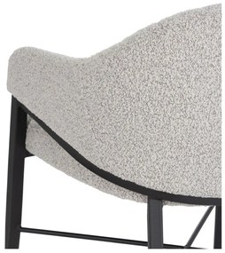 Világosszürke fotel – Ixia