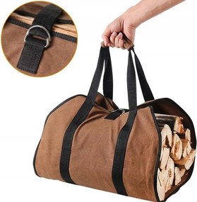 Tűzifa Tasak Hordozható Fa Kandalló Fa Hordozás XXL 900D