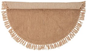 Természetes színű kerek gyapjú szőnyeg ø 110 cm Lenea - Bloomingville