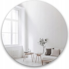Fürdőszobai tükör kerek Kör 140 cm fali csiszolt