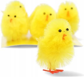 Csirkék Húsvéti csirkék klasszikus dekoráció Húsvétra 6db 7cm