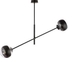 Emibig modern függeszték linear fekete átlátszó emi1168/2
