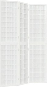 vidaXL 3-paneles fehér japán stílusú összecsukható paraván 120x170 cm