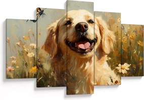 Kép - Boldog kutyus (150x105 cm)