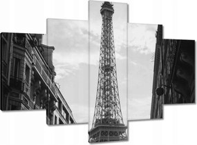 Vászonkép 100x70 Eiffel-torony Párizs utca