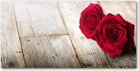 Konyhai panel Rózsák fán 140x70 cm Ragasztó