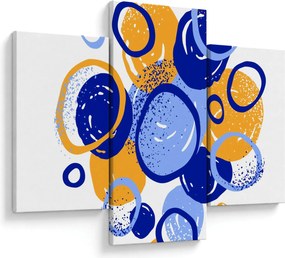 Kép - Világos motívum körökkel (90x60 cm)