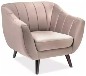 Elite Velvet fotel, bézs
