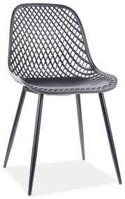 Fekete müanyag szék CORRAL A