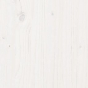 fehér tömör fenyőfa kerti virágláda 110 x 40 x 45,5 cm