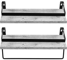 Fali polc STILISTA® Volato Duo 2 db 40 cm - fehér