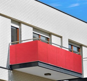 Bordó színű erkély paraván Méret (cm): 60X300 cm