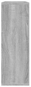 szürke sonoma színű szerelt fa fali polc 104 x 20 x 58,5 cm