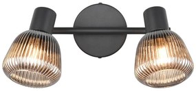 Fekete spotlámpa ø 10 cm Tarifa – Trio