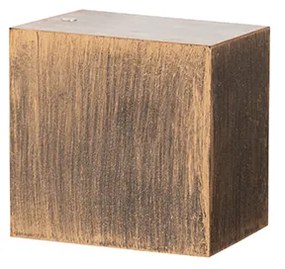 Vintage fali lámpa antik arany műanyag - Baleno