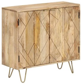 tömör mangófa tálalószekrény 80 x 30 x 75 cm