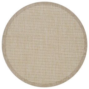 Bézs kerek kültéri szőnyeg ø 160 cm Giza – Ayyildiz Carpets