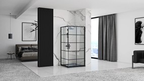 Rea Concept, zuhanykabin 80x100 cm + fehér Savoy zuhanytálca, KPL-K1005