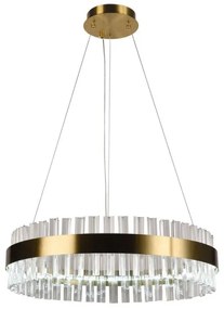 Brilagi - LED Dimmelhető kristály csillár zsinóron HALO LED/40W/230V + távirányító